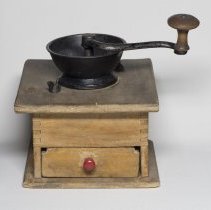 Coffee mill used in 1860s by Judge L.B. Ames; c.1860