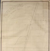 XX-0686, Map, "Petersburg and Vicinity South" 1949