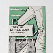 "This is Littleton Colorado Map and Street Guide", front; 1958