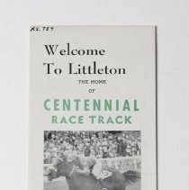 "This is Littleton Colorado Map and Street Guide", back; 1958