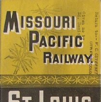 XX-1121, Schedule & map, "Missouri Pacific Railway St. Louis & All Points E
