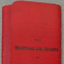 XX-1235.5, Pamphlet & map, "The Mountains  And Resorts Of Colorado"