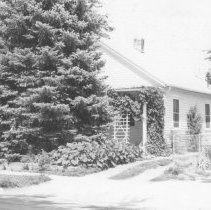 Right front view of house at 5870 S. Curtice St., Littleton, 1972