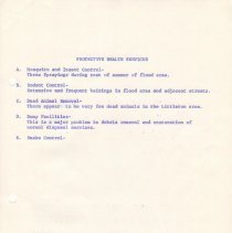 Report estimating damage caused by 1965 flood; 17 June, 1965