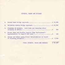 Report estimating damage caused by 1965 flood; 17 June, 1965
