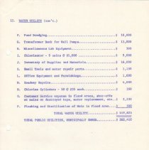 Report estimating damage caused by 1965 flood; 17 June, 1965