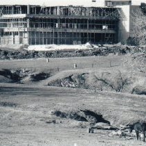 Construction of Heritage High School, Littleton; 1971.