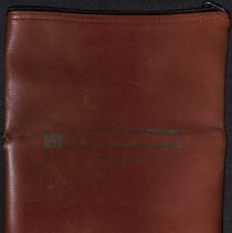 Large bank deposit bag from Littleton National Bank; unknown date.