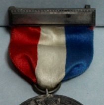 Medal given for extraordinary efforts in building the S.S. Tuchahoe; 1918.