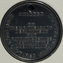 Reverse of commemorative medal; c.1919.