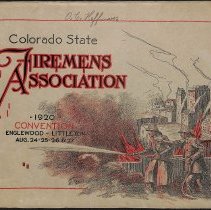 Booklet for Colorado State Firemen's Association convention; 1920.