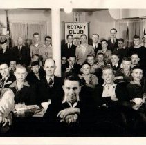 Photographic print of the Littleton Rotary Club; 1944.