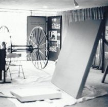 Installation of first exhibits in museum, summer; 1969.