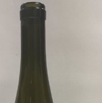 Carboy Winery wine bottle and cork; 2018.