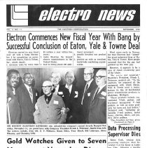 "Electro News" newsletter; Vol. 4, No. 11; November, 1970.