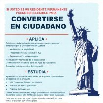 Reverse of document for Littleton Immigrant Resources Center; c.2010.