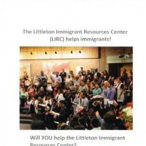 Document for Littleton Immigrant Resources Center in English; c.2010.