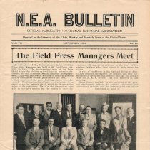 National Editorial Association Bulletin", Vol. VII, Number 80; Sept. 1926.