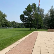 WWII Memorial, Littleton, individual bricks, 2001