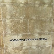 WWII Memorial, Littleton, Victory Medal 1, 2021