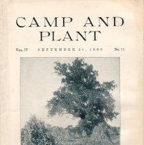 Camp and Plant, volume 4, number 11; September 26, 1903.