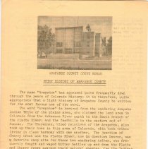 Brief History of Arapahoe County Leaflet, 1960