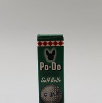 Golf ball box, verso