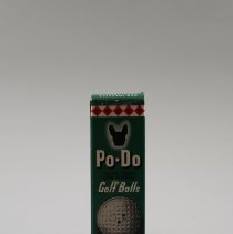 Golf ball box, front