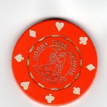 Horny Toad Lounge Red Poker Chip