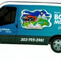 Bemis Public Library Book Mobile Magnet