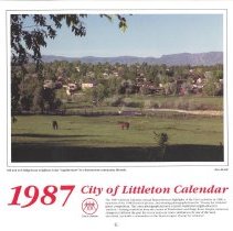 1987 City of Littleton Wall Calendar