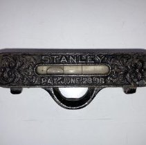 Small Stanley carpenter's level; c.1896.