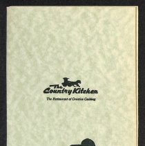 Country Kitchen menu; unknown date.