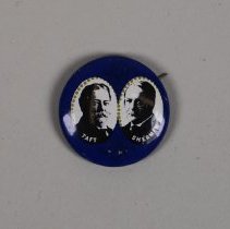 Reproduction Taft and Sherman presidential campaign button; 1968.