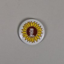 Reproduction Alf Landon presidential campaign button; 1968.