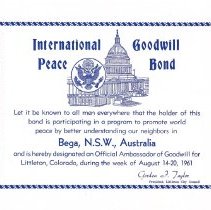Image of Peace Bond, XX-0653