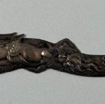 Silver letter opener.