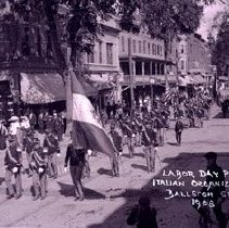 "Labor Day Parade
Italian Organizations Ballston Spa 1908'