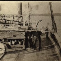 Capt. Wm. Hathaway aboard the