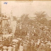 Dedication of Soldier's Monume