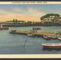Waterfront from Town Wharf, Marion, Mass.