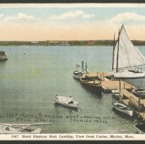 No. 3867 Hotel Sippican Boat Landing View From Casino, Marion, Mass.