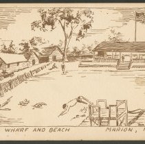 Town Wharf and Beach, Marion, Mass.