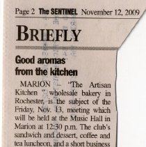 Good aromas from the kitchen