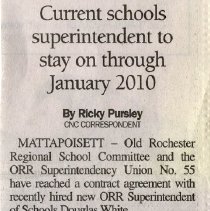 Contract reached with new ORR schools superintendeent