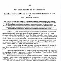 My Recollections of the Roosevelts