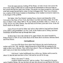 My Recollections of the Roosevelts