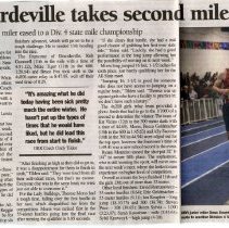 Dourdeville takes second mile title