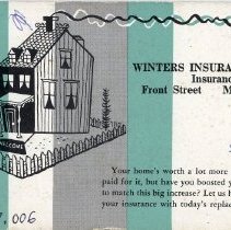 Winters Insurance Agency, Insurance, Front Street, Marion, Mass.