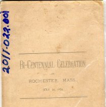 Bi-Centennial Celebration of Rochester, Mass. July 22, 1879